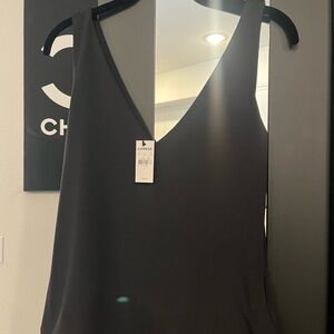 Express Women's Charcoal V-Neck Camisole